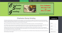 Desktop Screenshot of charlestonstumpgrinding.com